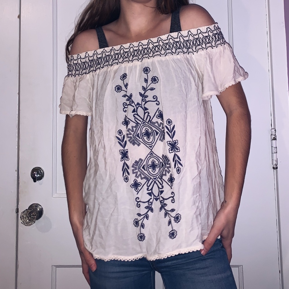 Off-the-Shoulder Blouse